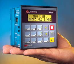 ����������� Unitronics ����� M90  ��������� � ����������� ���������� ���+HMI (��������-�������� ���������), ���������� ��������� �������� � �����������. � ����� ���������� ���������� 11:38 ���������� �������� � / ��� ���������� ������/�������, ����������� ���������� �� 64 ������/������� ����������� ������� ������� �����/������